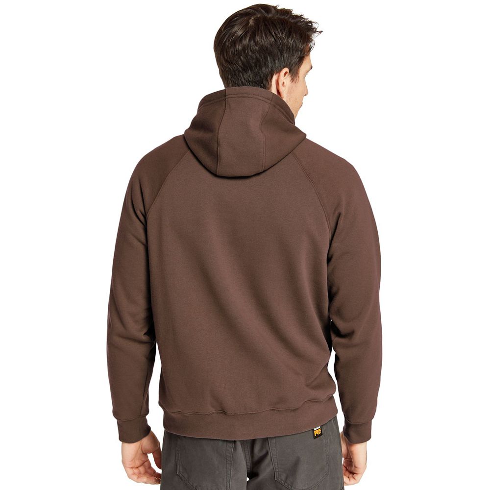 Sudadera Timberland Argentina Hombre - Pro® Big & Tall Hood Honcho Sport Hoodie - Marrones Oscuro -